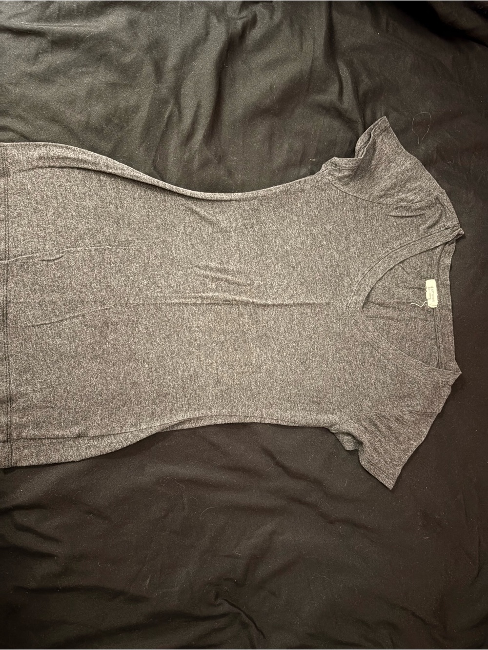 Heart & Hips Gray V-Neck Tee